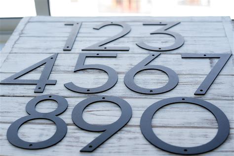 metal house numbers antique|10 inch metal house numbers.